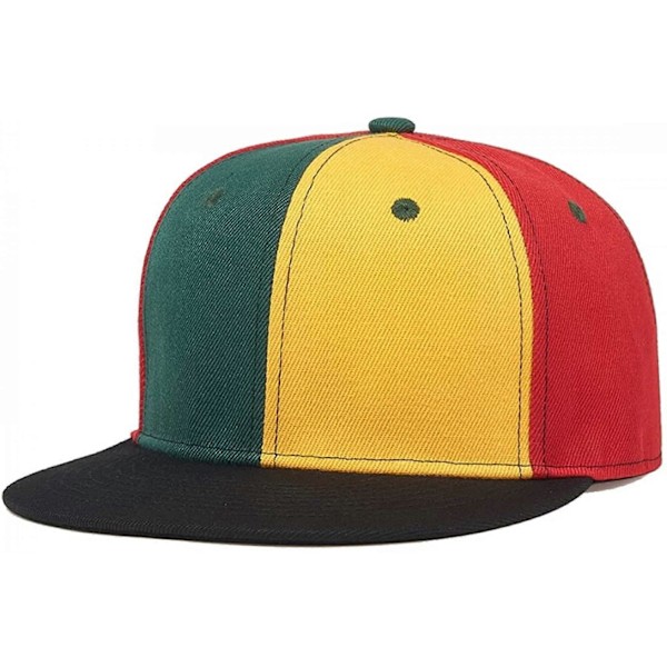 Klassinen Snapback-lippis Hip Hop -litteä lippa - Unisex Aikuisten säädettävä baseball-lippis