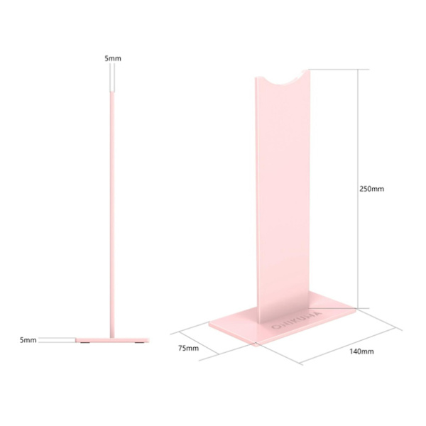 Onikuma Hodetelefonstativ Hodetelefonstativ Abs Solid Base Stativ Rosa