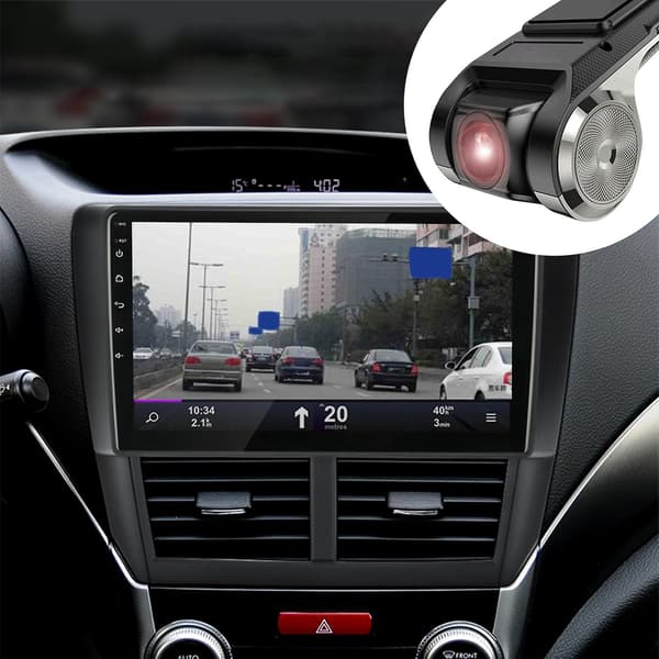 U2 Dash Cam Enkelt Linse Navigasjon Full Høy Klarhet USB ADAS Bil DVR for Android
