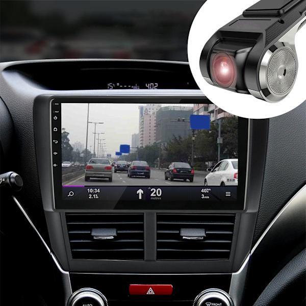 U2 Dash Cam enkelt linse navigation fuld høj klarhed USB ADAS bil DVR til Android