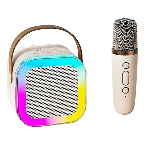 K12 Mikrofon Ljud Allt-I-Ett Trådlös Mikrofon Bluetooth Ljud Hem Universal Sång Familj KTV Mikrofon, A