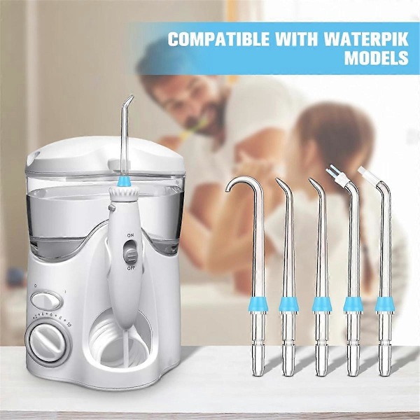 Erstatningstips til Waterpik Water Flosser, Erstatnings Classic Jet Tips Kompatible til Waterpik Ora