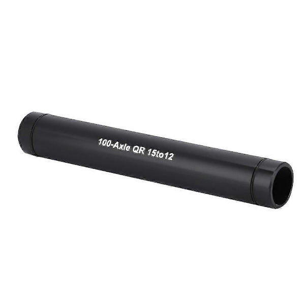 Cykel Thru Aksel Nav Adapter 15mm til 12mm Quick Release Spyd Sort