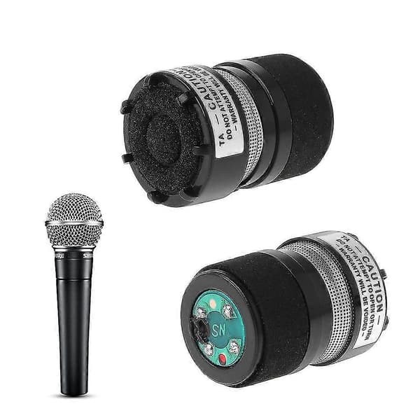 Til Sm58 Dynamisk Mikrofon Kerne Kapsler Udskiftning Mikrofon Kerne Sort