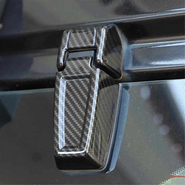 Til Commander 2006-2010 Bil Bagrude Glas Hængsel Dæk Trim Sticker Tilbehør ABS Kulfiber