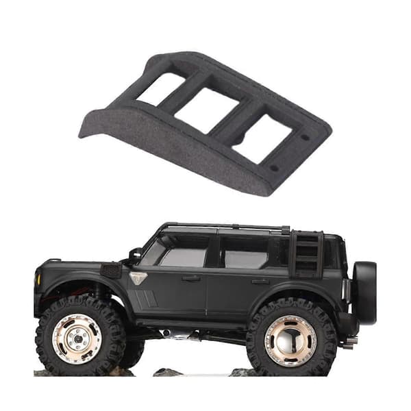 Nylon Trappe Sort Side Klatring Stige Dekoration til TRX4M 1/18 RC Crawler Bil Opgraderingsdele A