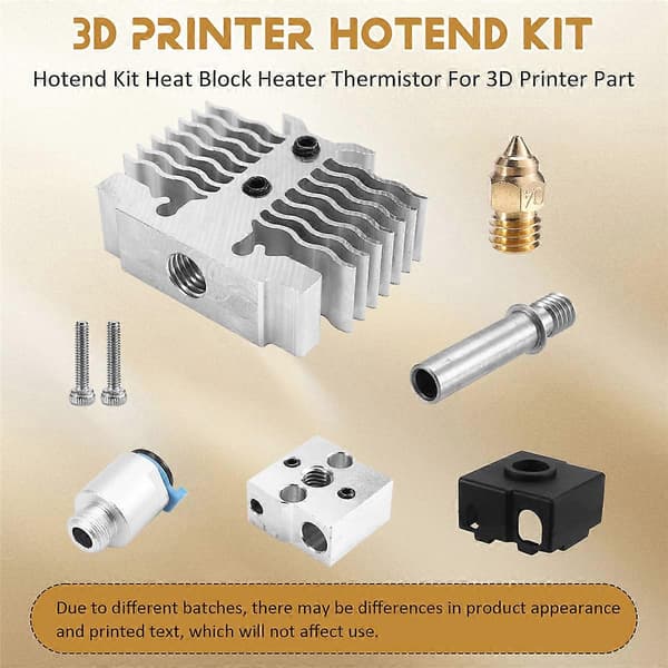 Hotend Kit til Ender 3 Neo V2 Neo Max Neo Varmeblok Varmer Termistor til 3D Printer Del