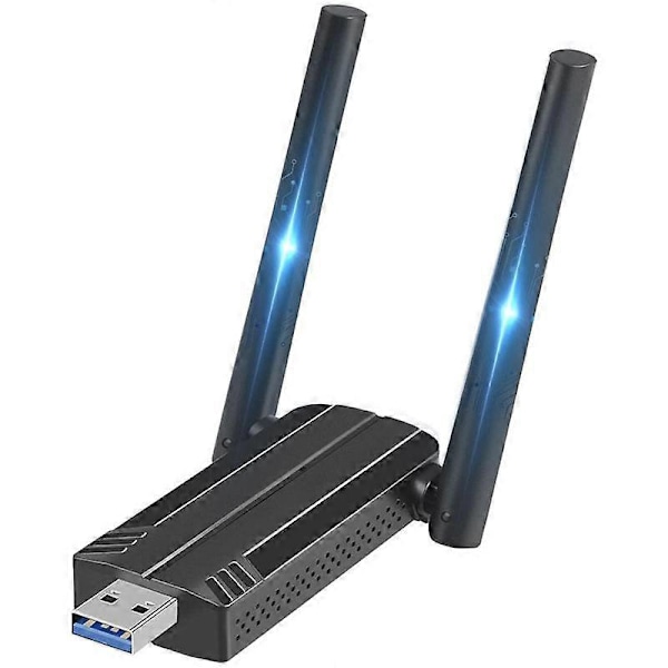 AX1800M USB WiFi-adapter för PC, USB 3.0 WiFi-dongel, 2.4G/5G dubbelbands trådlös adapter för skrivbord
