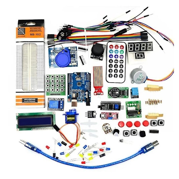 Velegnet til R3 udviklingskort RFID-sæt Opgraderet version Stepper Motor Learning Kit