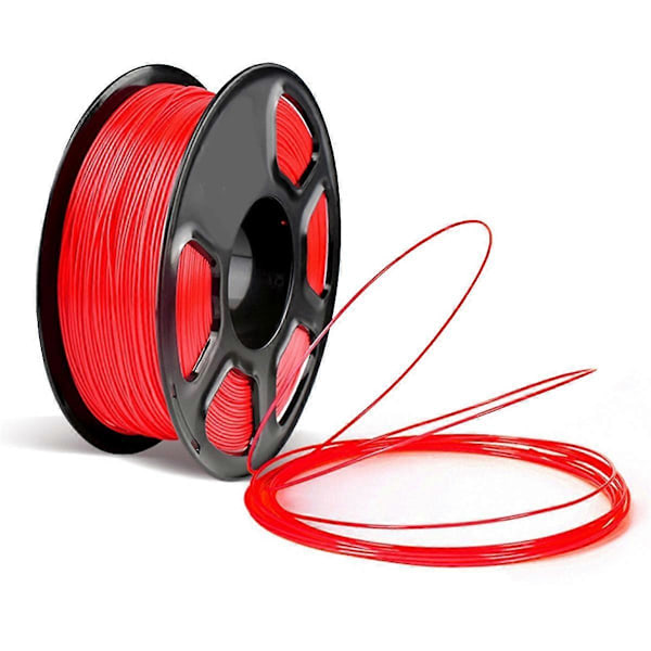 3D-tulostin Filamentti, PETG Filamentti, 1,75 mm Filamentti 3D-tulostimelle 1 kg kela PETG Punainen