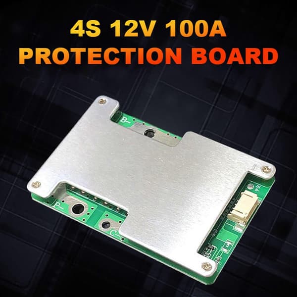 4S 12V 100A LiFePO4 Litiumbatteri Skyddskort med Effektbatteribalansering/Förbättring BMS PCB Prot