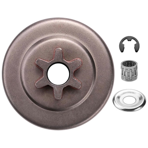 3/8 6T Koblings Tromle Tandhjulsskiver E-Clip Sæt Til STIHL Motorsav 017 018 021 023 025 MS170 MS180 MS210 MS230 MS250 1123