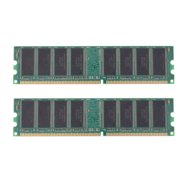 Xiede 2x Desktop PC Memory Ram Module Ddr 400 1gb Pc-3200 Ddr1 184pin Dimm 400mhz X001