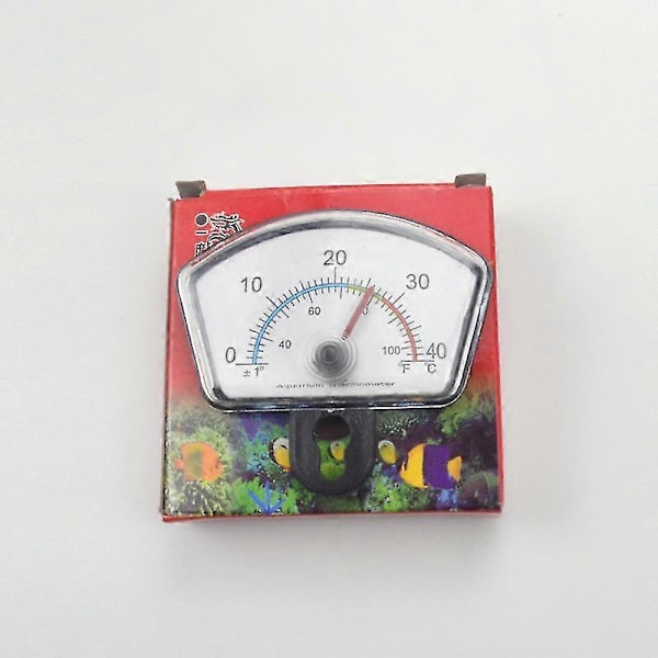 Akvarium Termometer Pointer Fisketank Temperaturmåler Sugekopp Senkbar