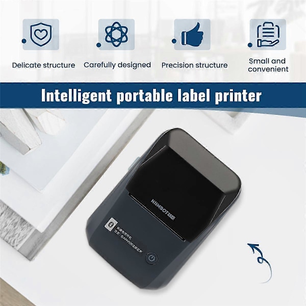 B1 Mini Printer Bærbar Termisk Printer Etiket Maker Printer til Stickers Etiket Maskine