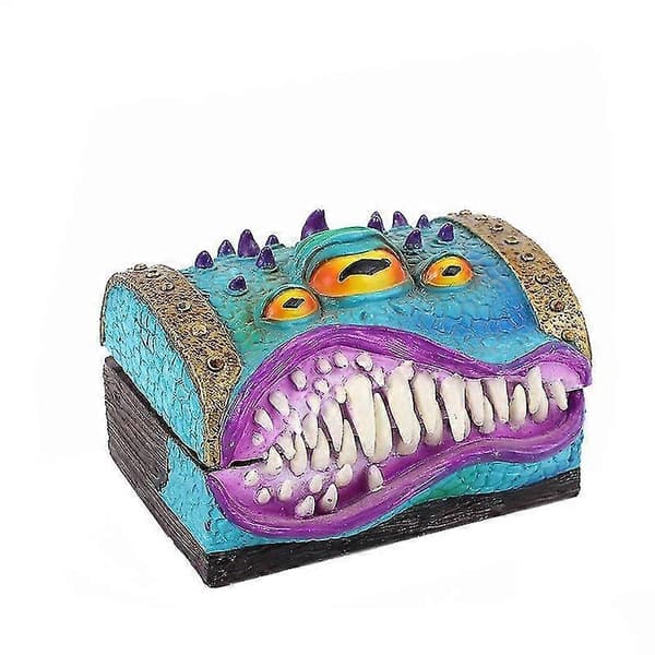 Mimic Kiste Dnd Rpg Terningboks Passer Polyedriske Terninger D&amp;d Rollespill Bordspill Pathfinder Hjemmedekorasjon