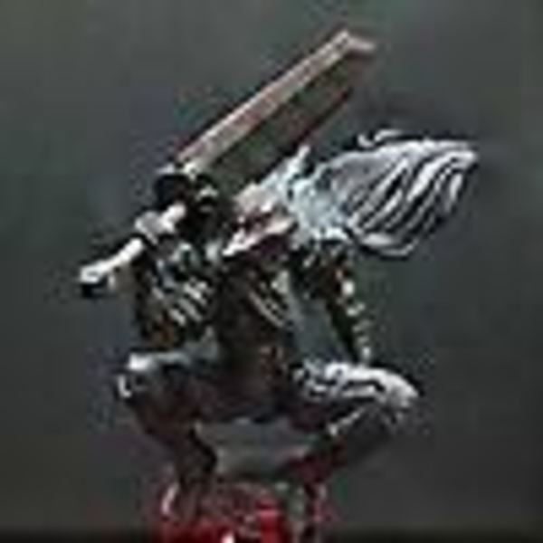 Berserker Armor Bust Guts Figur Natlampe Resin Statue Sort Sværdkæmper Model Griffith