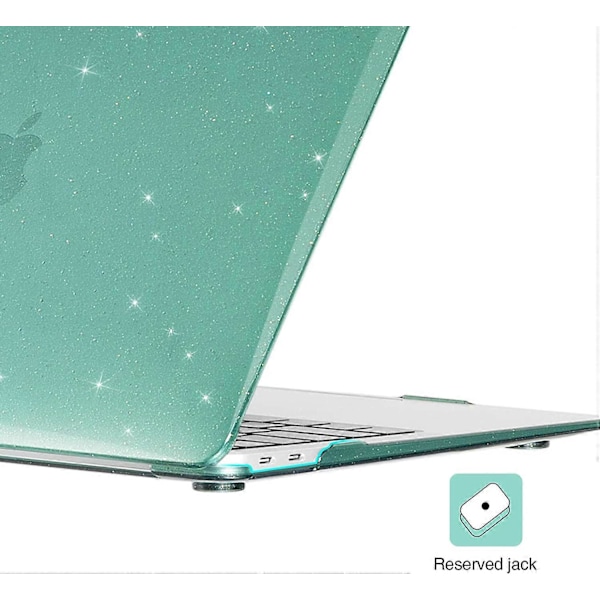 Yhteensopiva MacBook Air 13 tuuman kotelon kanssa 2021 2020 2019 2018 M1 A2337 A2179 A1932 Retina-näytöllä Touch ID -kotelo + TPU-näppäimistön suojus + näyttö