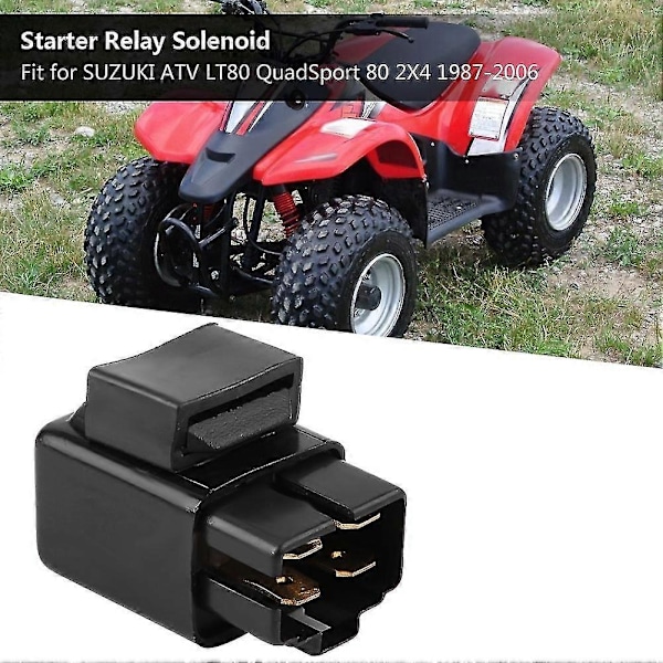 Startrelä Solenoid För Suzuki Atv Lt80 Quadsport 80 2x4 1987-2006 Er2287re146dm Banmo