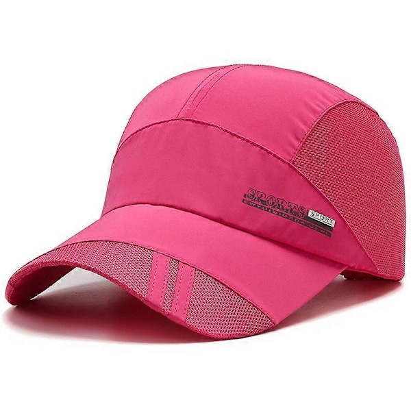 SnabbTorkande Keps Lätt Löpningshatt Utomhus Luftig Mesh Justerbar Sport Solhatt UV-Skyddande Hatt för Män Kvinnor
