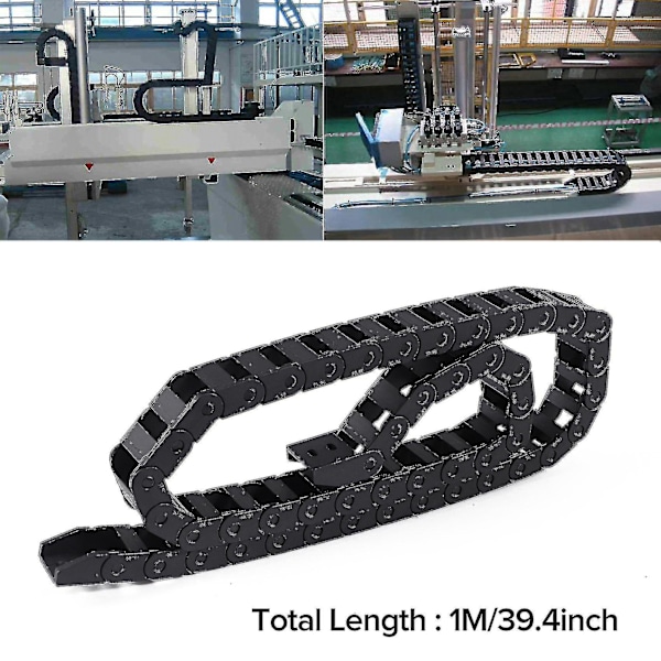 10 x 20mm 1m Avoin molemmilta puolilta Muovihinausköysi Ketjuvetoketju