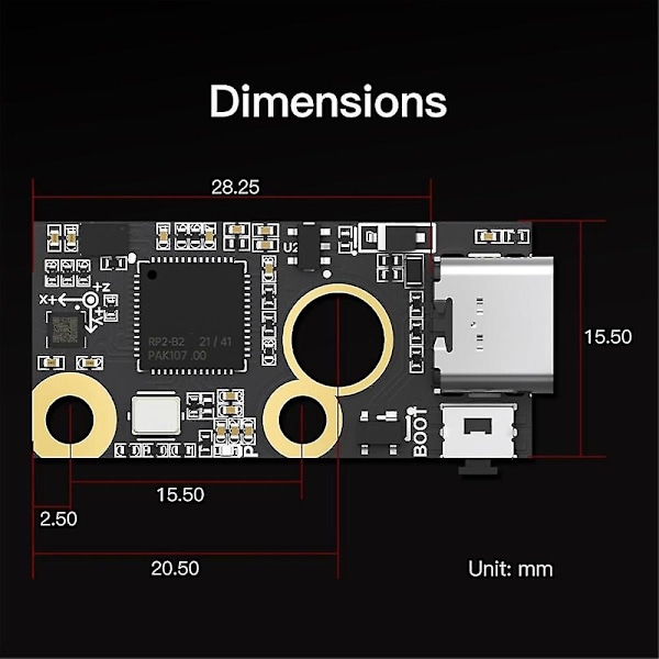 S2dw 1.0 Accelerometer Board Stealthburner Til Klipper Ekstruder Hotend 3D Printer Dele