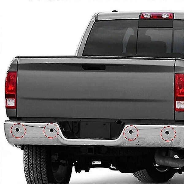 4 st Bil Backningsradar Parkeringssensor Stödfästen Ramar För Dodge Ram 1500 2014-2018 Biltillbehör Backradar Fäste
