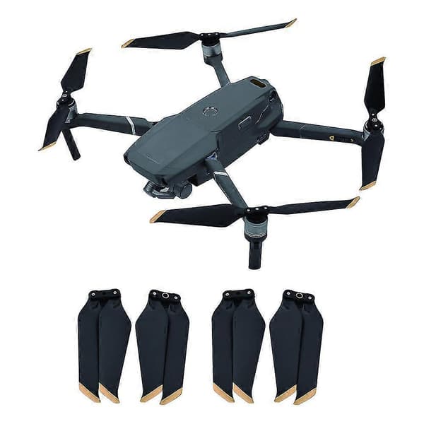 2 Par 8743f Lav-støy Hurtigutløser Propellblader For Dji Mavic 2 Pro/zoom
