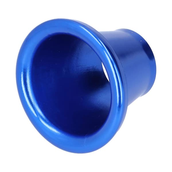 1,9 tommers luftinntak Turbo Horn Velocity Stack Adapter CNC Aluminium Bilmodifikasjonstilbehør Blå