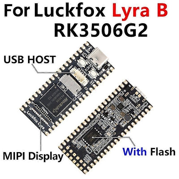 For B RK3506G2 Linux -kehityskortti RK3506 -A7 Tukee MIPI/Näyttöä, Hitsattu