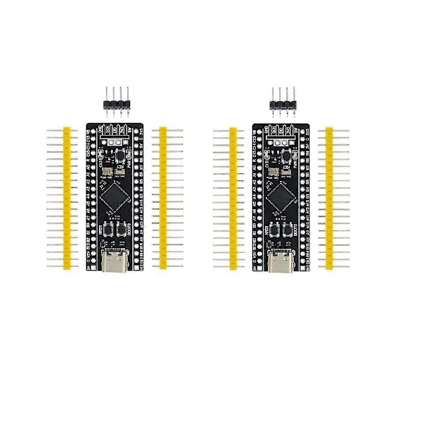2 st STM32F401 STM32F401CCU6 Utvecklingskort V3.0 STM32F4 Lärkort Stöd för Programmering