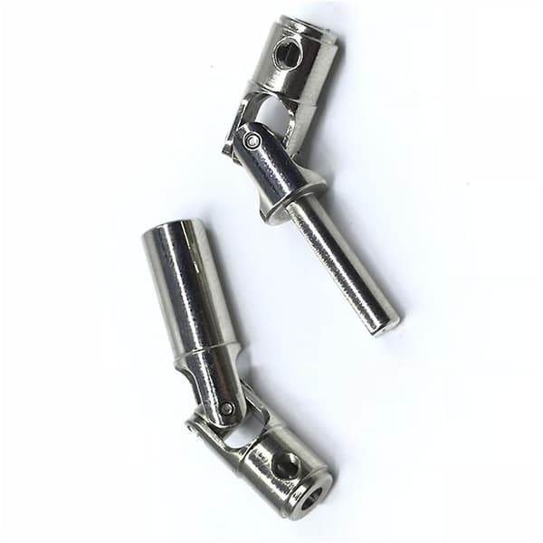 2 st Uppgraderade Metalldrivaxlar för 1/16 RC Bildelar Crawler Trucks, Silver