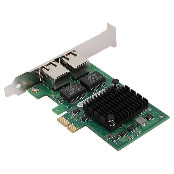 I350T2M PCIE Dual Port För Intel I350AM2 Chip Processor Gigabit Nätverkskort