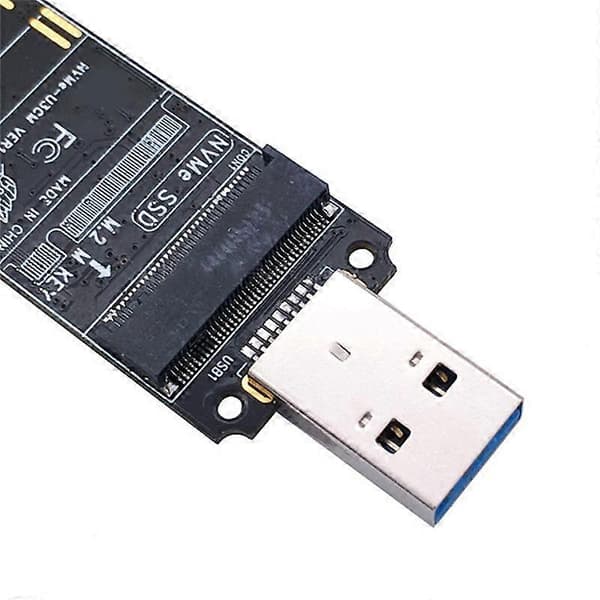 NVME USB-sovitin M.2 NVME SSD - USB 3.1 -sovittimeen 10 Gbps USB3.1 Gen 2 M2 NVMe 2230 2242 2260 228 -levyille