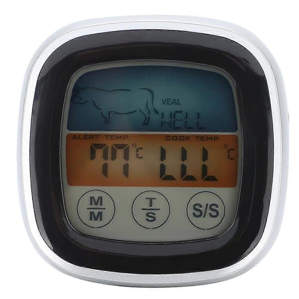 Pekskärm Elektronisk Termometer Digital BBQ Ugn Matlagning Kötttermometer för Grill Hemkök