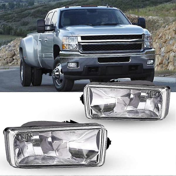 Klare Linser Kjørelys Tåkelys Lamper For Chevy Silverado Suburban