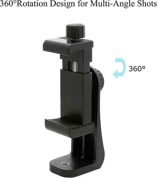 Telefonholder Hoved 1/4\" Skrueadapter, drejelig