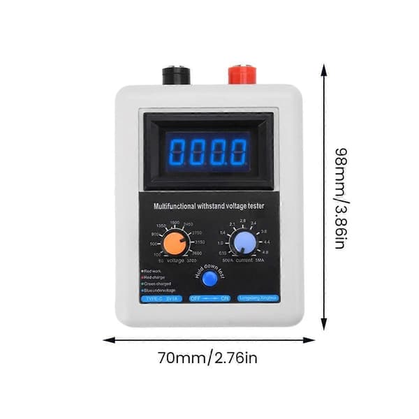 0V-3500V IGBT Spændingskapacitet Transistor Tester Diode MOS Triode LED Spændingskapacitet til MOV Tester Rød