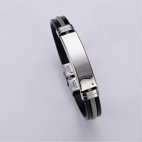 Oveallgo Sugarfirm Titanium Armbånd Rustfrit Stål Elektropletterede ArmbåndZZ10
