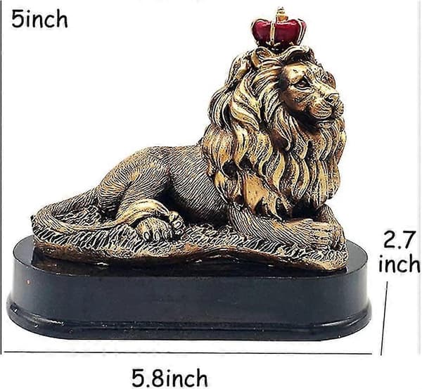 Leijonakuningas Figuriinit Patsas, 5''korkea Työpöydän Koriste