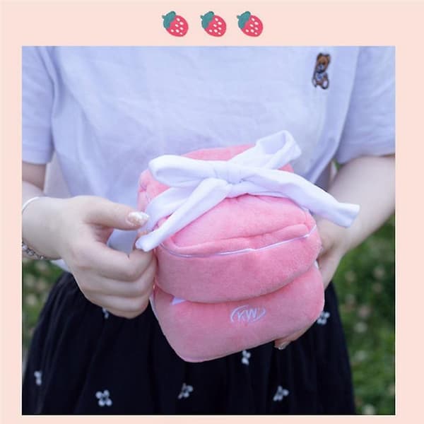 Plush Ringask Love Case Par Couple Ring Presentask Förslag Minne Bröllopspresent