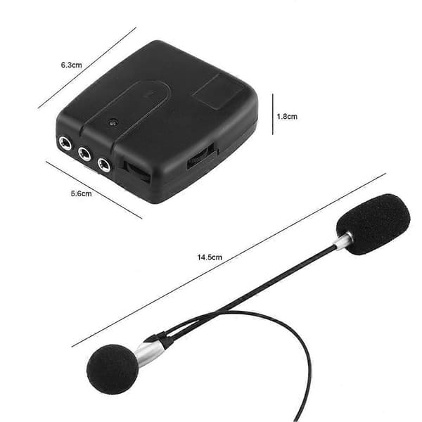 Motorsykkel Intercom Interphone med Hodesett Hjelm til Hjelm Kommunikasjonssystem