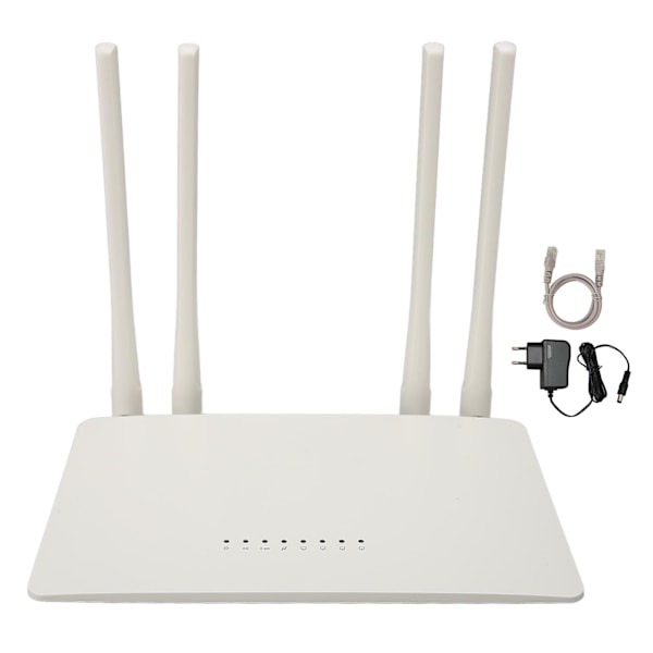 4G LTE Modem Router 4 Antenner 1200Mbps Gigabit WiFi 2.4GHz 5GHz Dual Band WiFi AC1200 Trådløs Router EU Stik 100?240V EU Stik