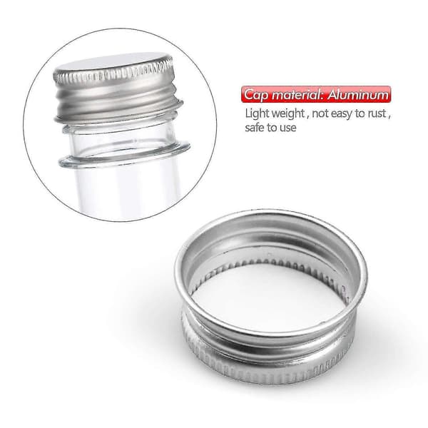 Provrör med skruvlock & rengöringsborste 14 st 40 ml