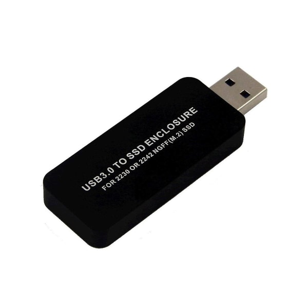 Usb3.0 Type-a - SSD- case ilman kaapelia Ngff B-key Sata -protokollalle 2230 tai 2242 M.2