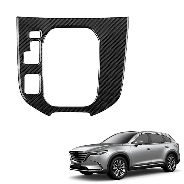 Auto Carbonfiber Central Gear Panel Kontrolpanel Dekal Bil Interiør Modifikation Til -9 Cx9 2016-
