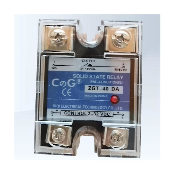 Temperaturregulator Kit 100-240 Volt Med 40da Solid State Relä, K Typ Termoelement Sond Och Kylfläns