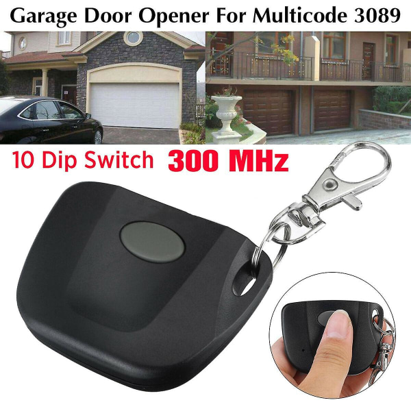 300 MHz Kaukosäädin Garageavun Avaimelle Auton Portin Avaimelle Mini Kaukosäädin Lähetin Musta Multicolle