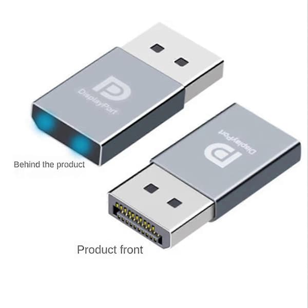 8 stk. 4K DP Displayport Dummy Plugg DP Virtuell Skjermadapter EDID Headless Ghost Emulator Grafikk