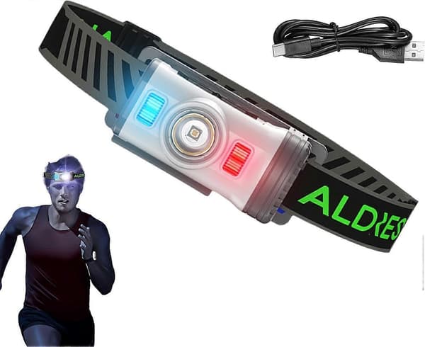 Oppladbar LED Hodelykt, USB Oppladbar Hodelykt, Hode Lampe for Voksne